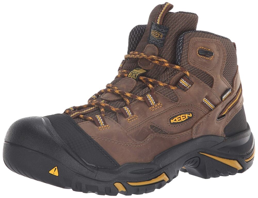 KEEN Utility Men’s Size 10 M (D) Braddock Steel Toe WP Work Boots 1011242, NEW